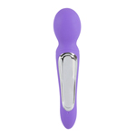 Oplaadbare Dubbel/Wand Vibrator - Paars