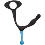 OptiMALE Duo Cockring & Prostaatmassager - Zwart