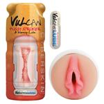 Vulcan Pussy Stroker Met Verwarmend Glijmiddel