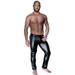 Wetlook Broek Met Rijgveters