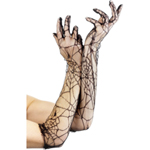 Handschoenen Met Spinnenwebprint