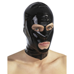 Zwart Latex Masker