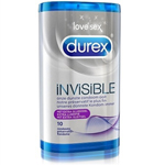 Durex Invisible Extra Lubricated - 10 stuks