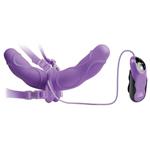 Double Delight Vibrerende Strap-On