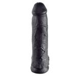 King Cock dildo met ballen - 30 cm, zwart