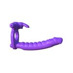 Double Penetrator Rabbit Cockring Met Dildo