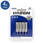 Super Alkaline AAA-Batterijen - 4 Stuks