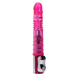 Thrust-Her Sex Stick Stotende Vibrator - Roze