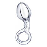 Devi Derri&egrave;re Glazen Buttplug