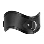 Straight Up - gevoerde halsband met slot