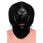 Kunstleren Hoofd Masker Met Ritsen