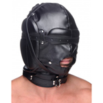 Bondage Masker Met Ball Gag Met Gaten