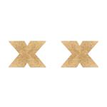 Flash Cross Tepelstickers - Goud