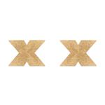 Flash Cross Tepelstickers - Goud