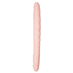 EasyToys - Huidkleurige dubbele dildo