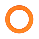 Easytoys Siliconen Cockring Large - Oranje
