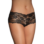 Naughty Knicker Kanten Hipster - Zwart