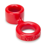 Lowball Cockring En Ballstretcher - Rood