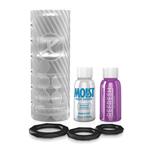 EZ Grip Stroker Masturbator Set - Transparant