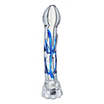 Chakra Verlichte Glazen Dildo