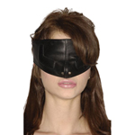 Zwart bondage en sm gezichtsmasker