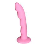 Siliconen Strap On Dildo - Roze