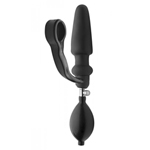 Opblaasbare Buttplug met Penisring